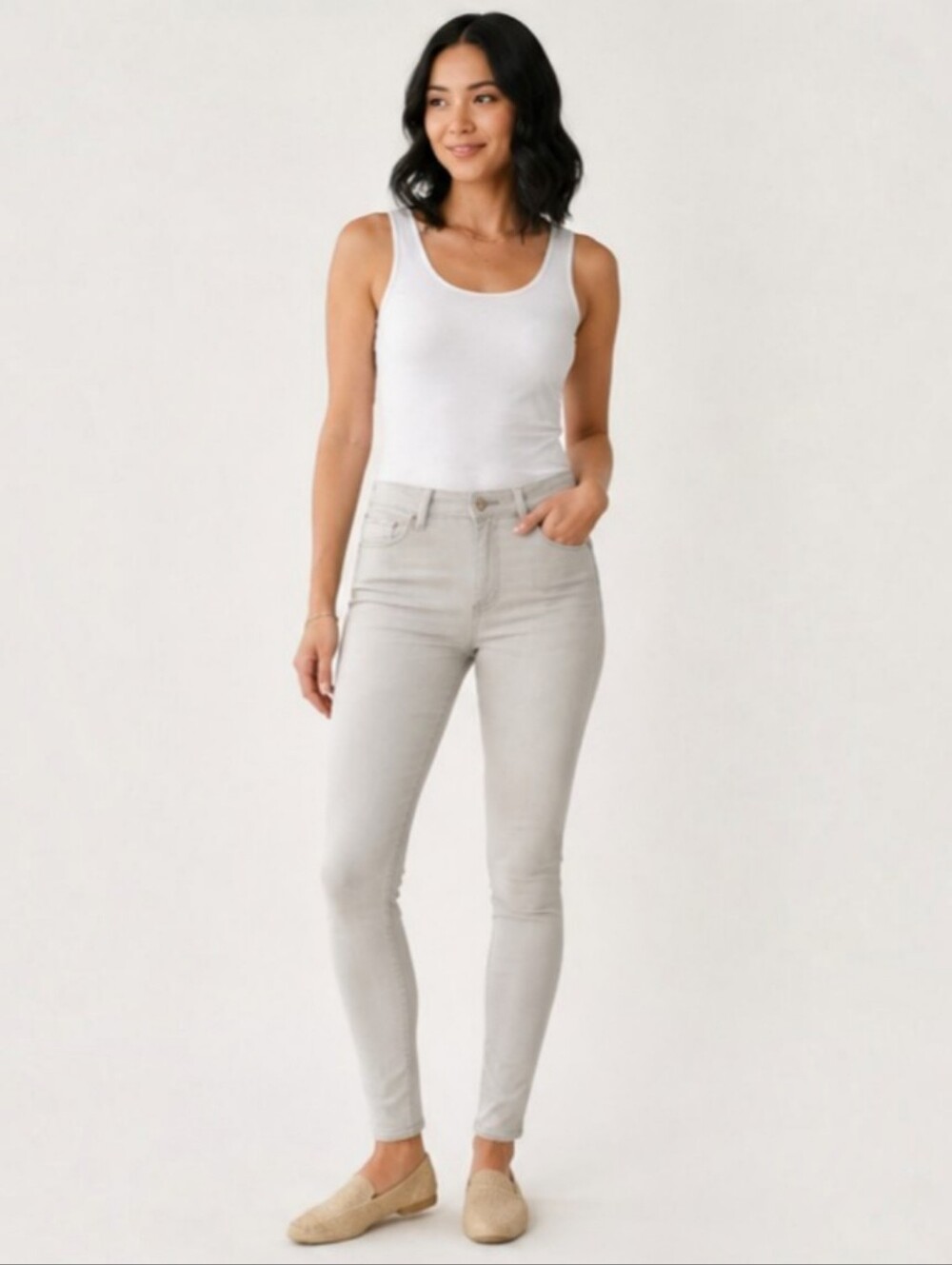 Chico’s Platinum Jeggings Mid Rise Regular Fit Size 6/Small (Chicos 0.5)